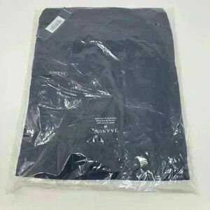 BRAND NEW WITH TAGS Jaanuu Women's Relaxed 3-Pocket Top BLACK COLOR